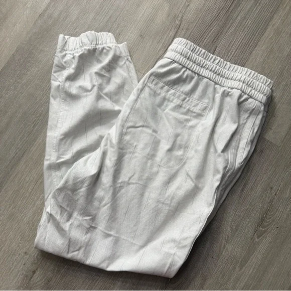 Athleta Farallon Jogger Pant Birch Grey Plus Size 18 Tracks Pants White Legging - Picture 4 of 10